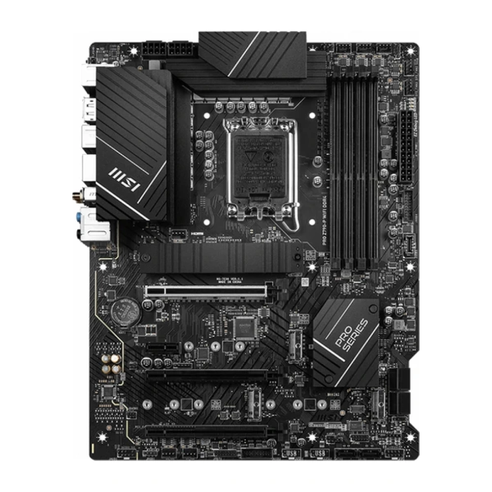 MSI PRO Z790-P WIFI DDR4 SOKET 1700 DDR4 5333MHZ(OC) PCI-E GEN5 M.2 USB3.2 DP HDMI 1X2.5G LAN  WI-FI 6E ATX