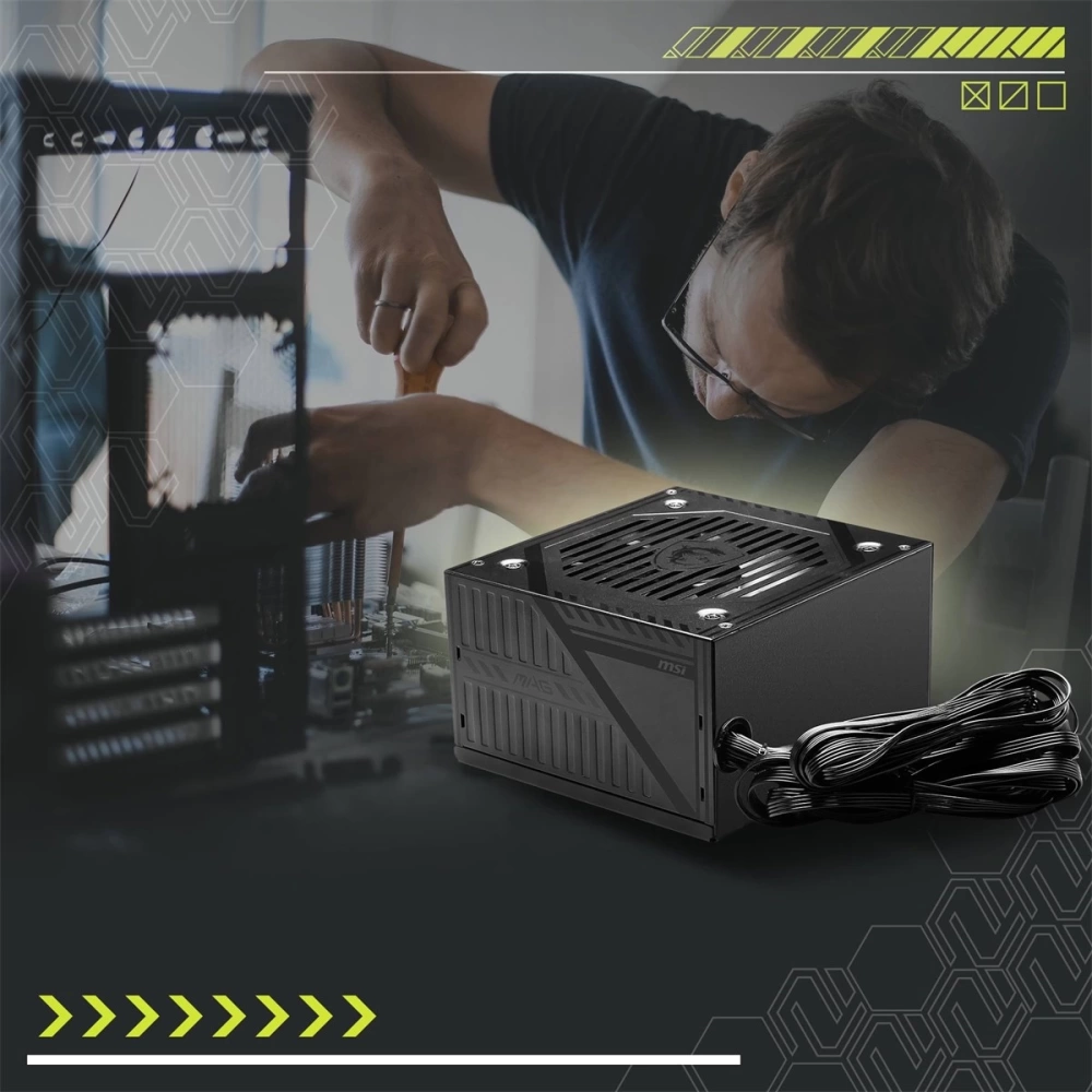 MSI PSU MAG A650BNL 650W 80+ BRONZE POWER SUPPLY