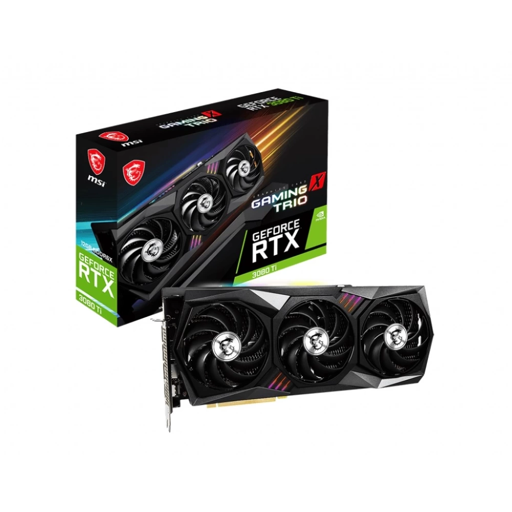 MSI VGA GEFORCE RTX 3080 TI GAMING X TRIO 12G RTX3080TI 12GB GDDR6X 384B DX12 PCIE 4.0 X16 (3XDP 1XHDMI)