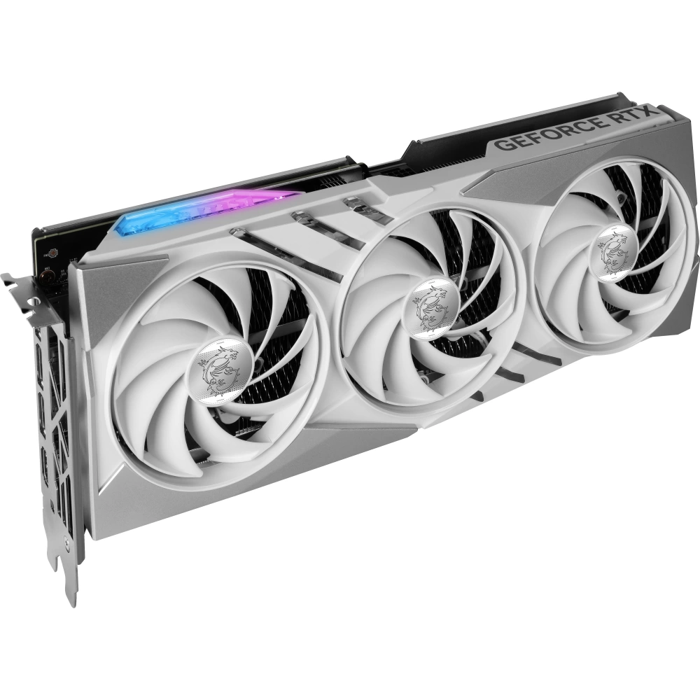 MSI VGA GEFORCE RTX 4070 SUPER 12G GAMING X SLIM WHITE RTX4070S 12GB GDDR6X 192B DX12 PCIE 4.0 X16 (3XDP 1XHDMI)