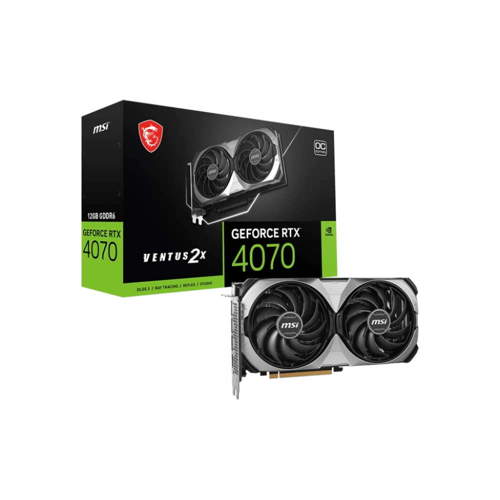 MSI VGA GEFORCE RTX 4070 VENTUS 2X E1 12G OC
