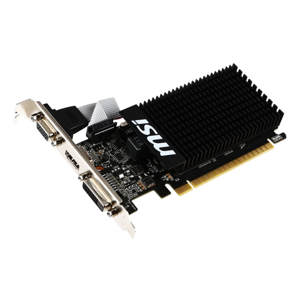 MSI VGA GT 710 1GD3H LP GT710 1GB DDR3 64B DX12 PCIE 3.0 X16 (1XVGA 1XDVI 1XHDMI)
