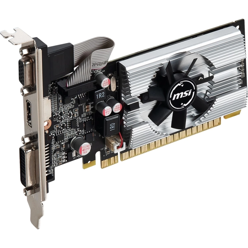 MSI VGA N210-1GD3/LP GT210 1GB DDR3 64B DX12 PCIE 2.0 X16 (1XVGA 1XDVI 1XHDMI)