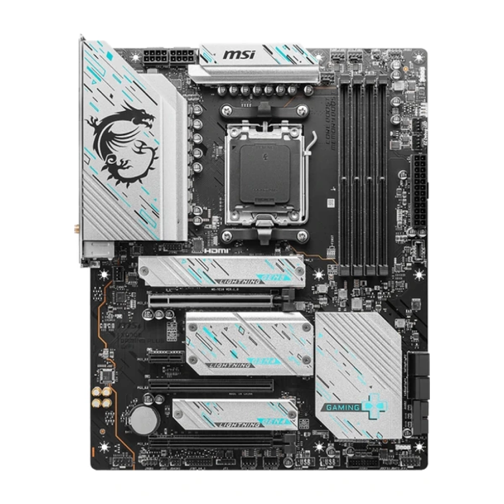MSI X670E GAMING PLUS WIFI AM5 DDR5 7800MHZ(OC) 4X M.2 USB 3.2 HDMI DP 2.5G LAN AMD WIFI 6E ATX