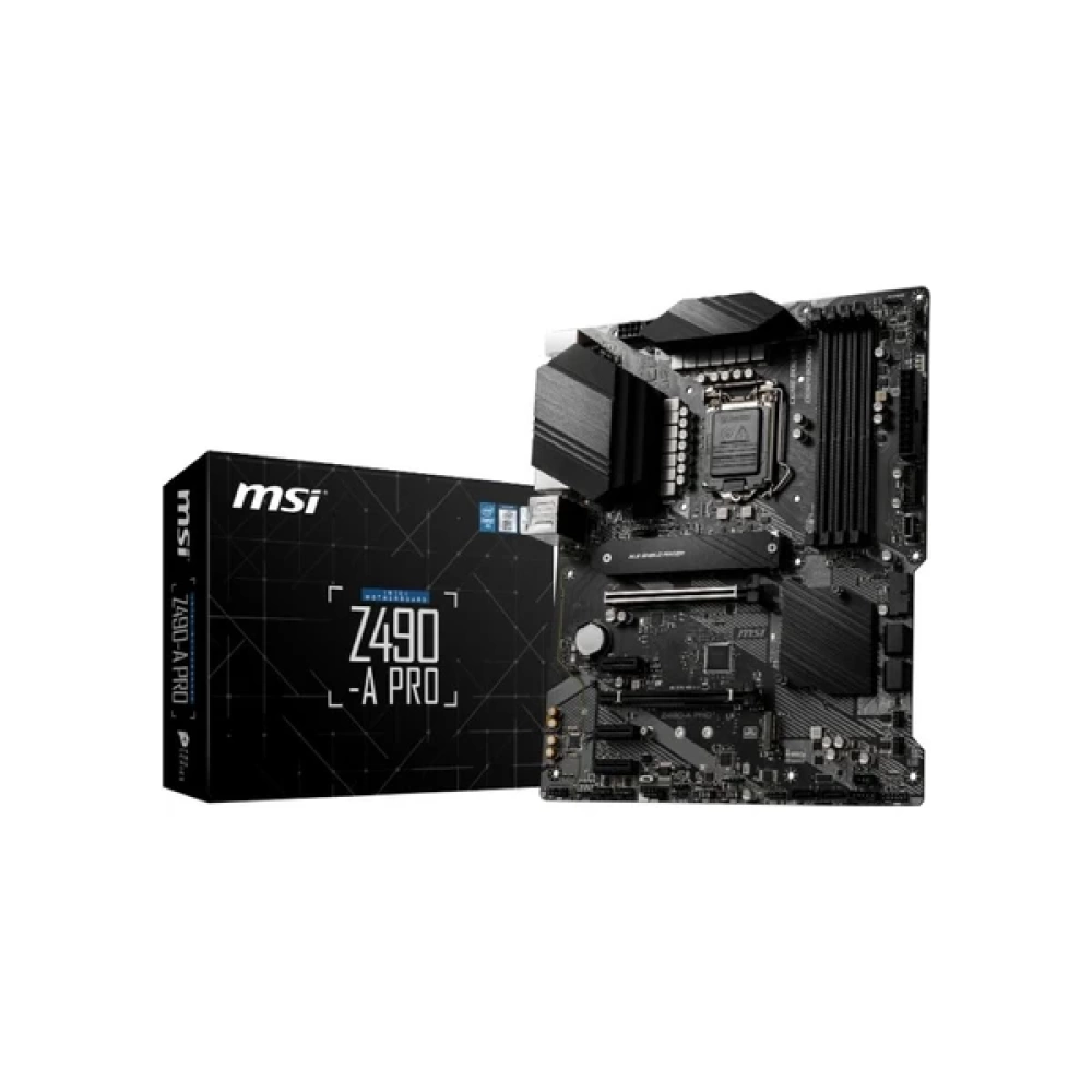 MSI Z490-A PRO SOKET 1200 DDR4 4800 (OC) PCI-E GEN 4 M.2 USB3.2 1X 2.5G LAN ATX