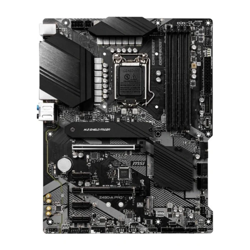 MSI Z490-A PRO SOKET 1200 DDR4 4800 (OC) PCI-E GEN 4 M.2 USB3.2 1X 2.5G LAN ATX
