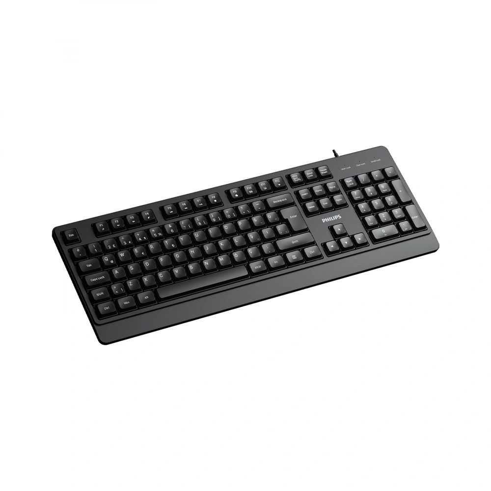 PHILIPS KABLOLU KLAVYE SPK6247B SİYAH