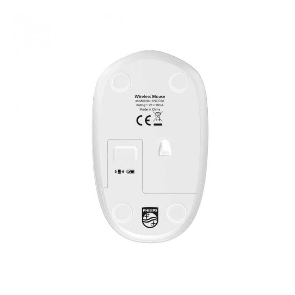 PHİLİPS KABLOSUZ  MOUSE SPK7358W BEYAZ