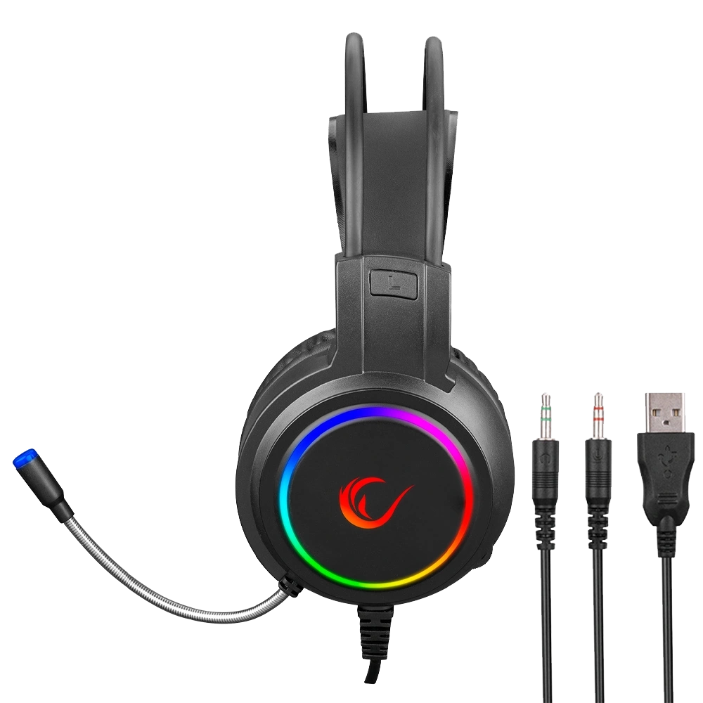 RAMPAGE KM-404 ARGENTI RAİNBOW AYDINLATMALI USB GAMİNG COMBO Q KLAVYE + KULAKLIK + MOUSE + MOUSEPAD