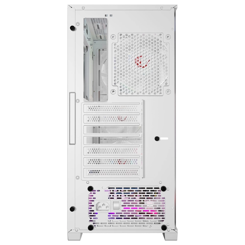 RAMPAGE VOYAGER 750W 80+ BRONZE BEYAZ 4*RGB AUTO FAN ATX MİD-T GAMİNG OYUNCU KASASI RAMPAGE