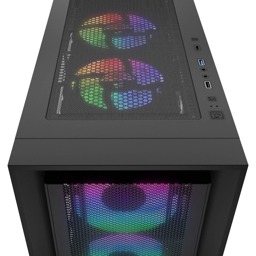 RAMPAGE VOYAGER 750W 80+ BRONZE SİYAH 4*RGB AUTO FAN ATX MİD-T GAMİNG OYUNCU KASASI RAMPAGE