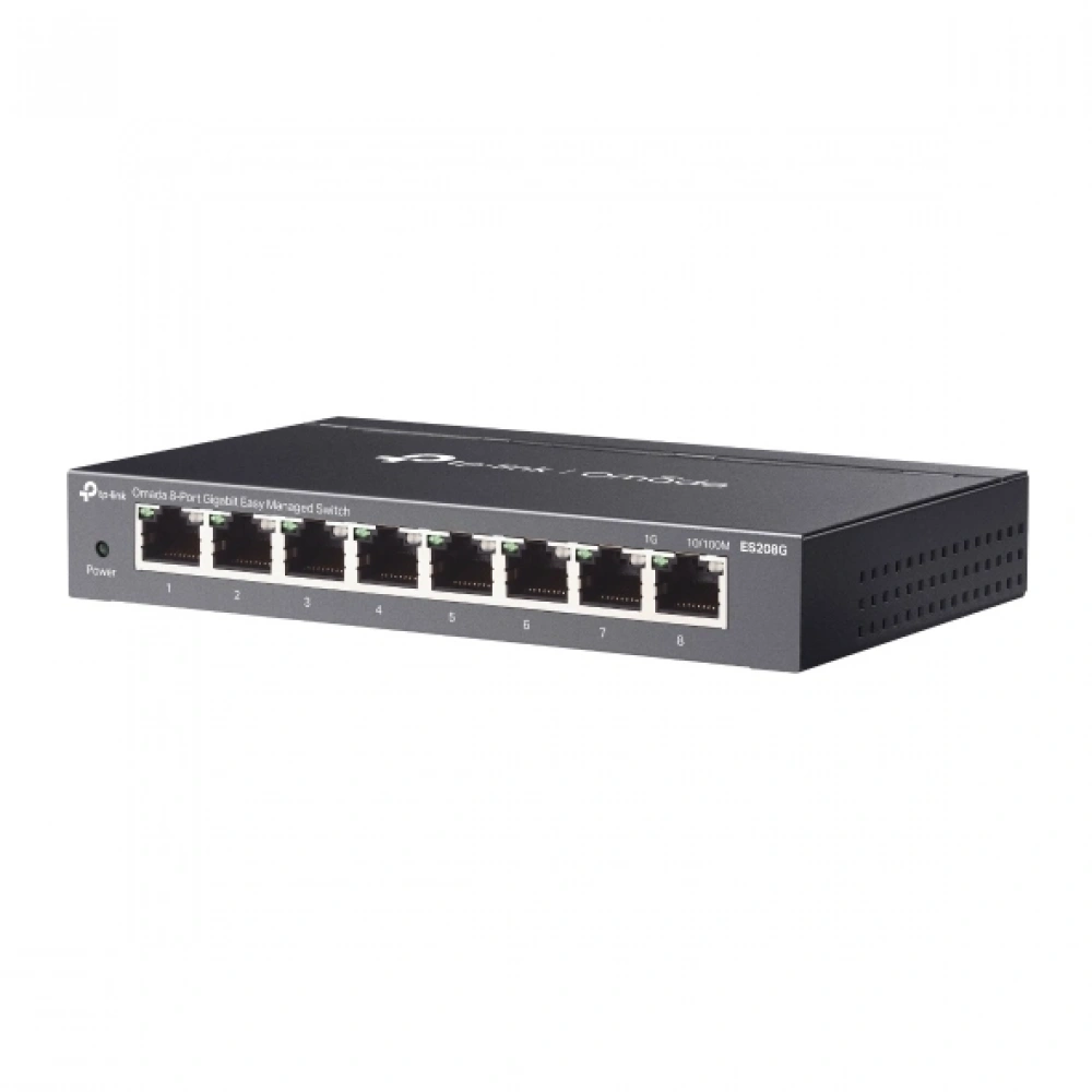 TP-LINK ES208G 8PORT KOLAY YÖNETİLEBİLİR SWITCH