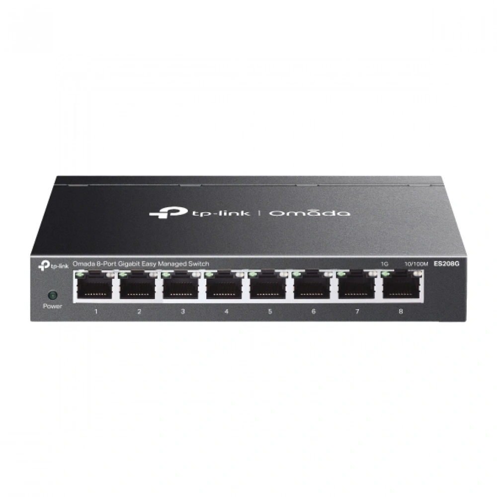 TP-LINK ES208G 8PORT KOLAY YÖNETİLEBİLİR SWITCH