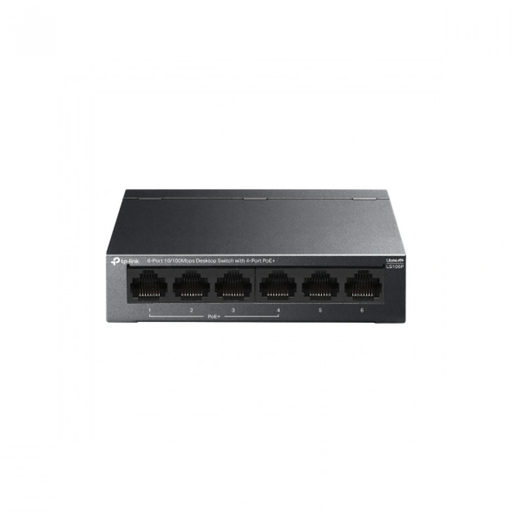 TP-LINK LS106P 6PORT 10/100 YÖNETİLEMEZ POE SWITCH