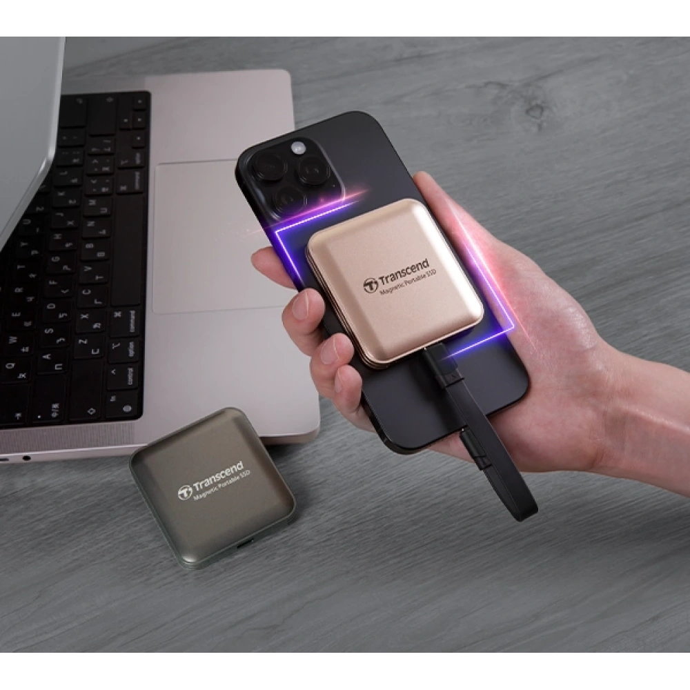 Transcend ESD420 Portable 1TB MagSafe Bej SSD (TS1TESD420G)