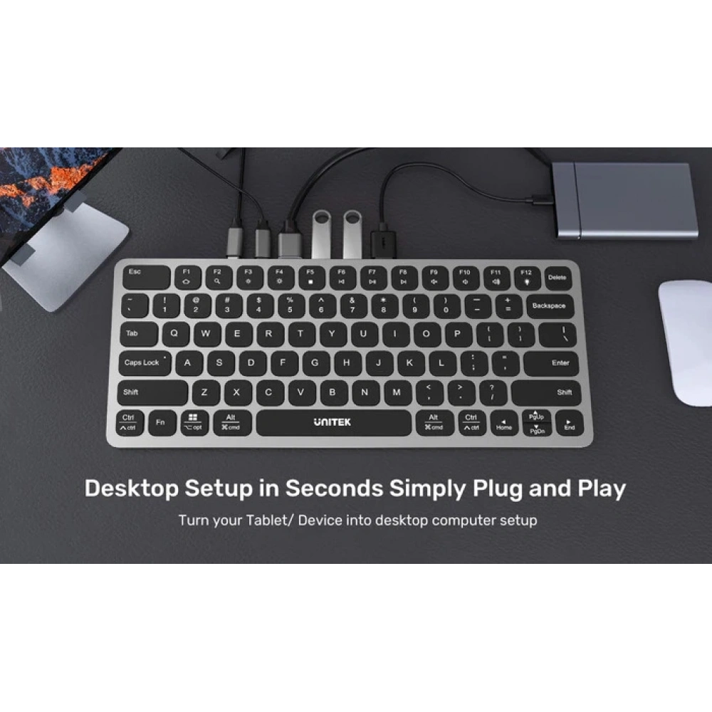 UNITEK 9-IN-1 USB-C HUB KLAVYE (D1092A)