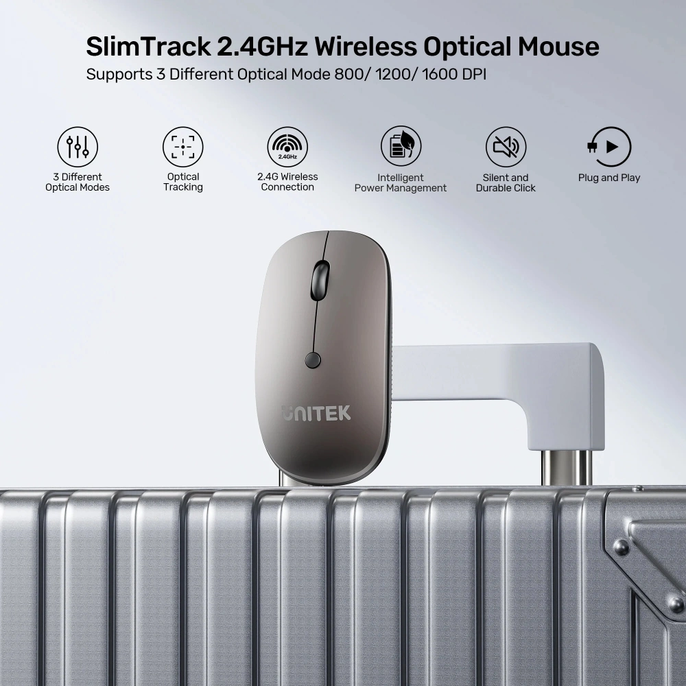 UNITEK SLIMTRACK 2.4GHZ KABLOSUZ MOUSE (T060AGY01)