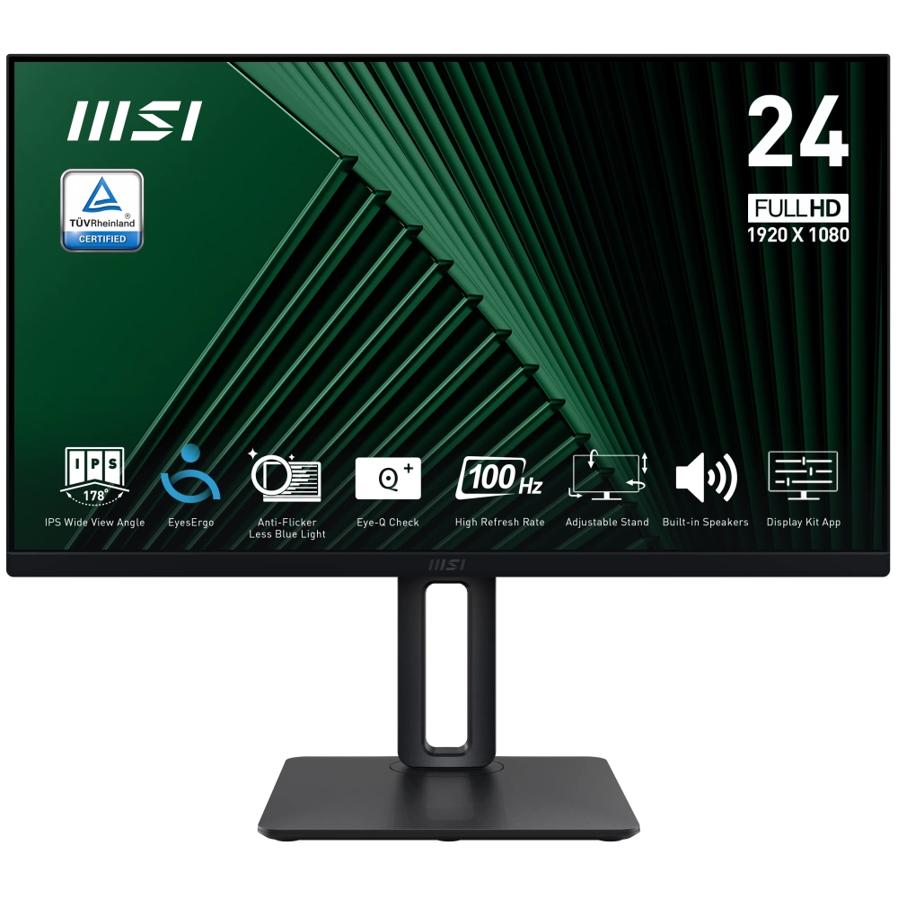 MSI 23.8 PRO MP245PG 1920x1080 (FHD) 16:9 FLAT VA 100HZ 1MS ADAPTIVE-SYNC MONITOR
