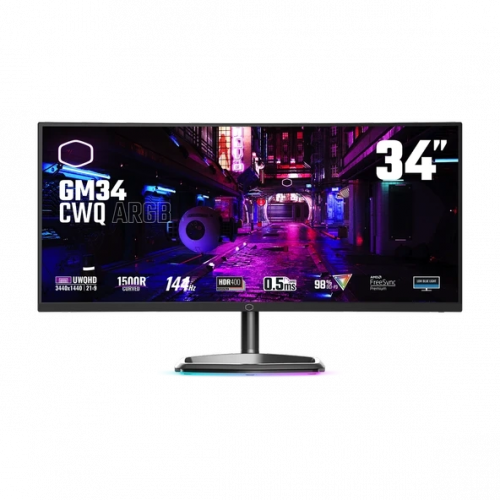 Cooler Master GM34-CWQ 34" UWQHD 144Hz Monitor