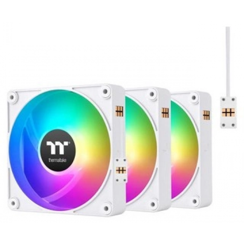 Thermaltake CT140 EX Reverse White 3x140mm ARGB Manyetik Modüler Fan Kiti
