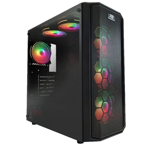 PowerBoost X58RGB 650W 80+ USB 3.0 Mesh 6x RGB Fanlı Gaming Kasa
