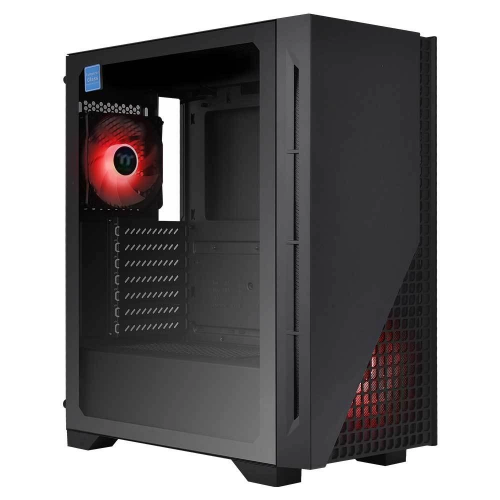 Thermaltake H330 650W Kırmızı LED 2x120mm Fan Tempered Glass Pencereli Oyuncu Kasası