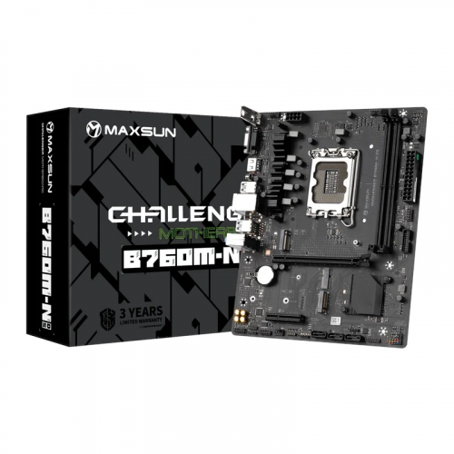 Maxsun Challenger B760M-N D5 V2 Intel B760 LGA1700 mATX DDR5 Anakart