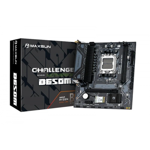 Maxsun Challenger B650M WIFI V2 AM5 DDR5 6000MHz M.2 HDMI mATX AMD Anakart