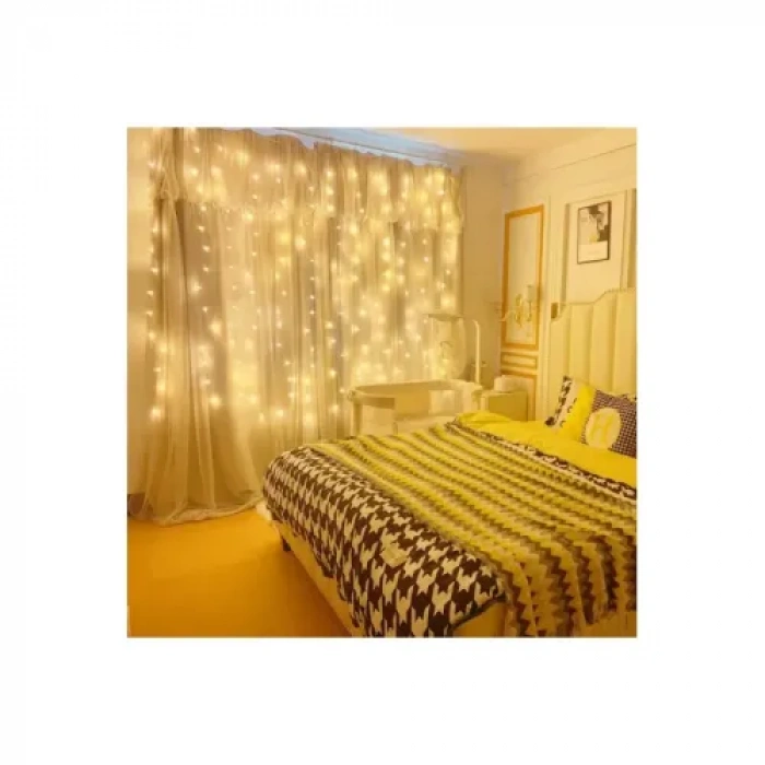 Dodes 8 Fonksiyonlu Uzaktan Kumandalı Peri Perde Led - 3x3 Metre Günışığı