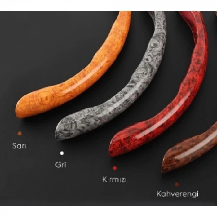 Dodes Ahşap Tasarımlı Direksiyon Simidi Koruma Kılıfı 2 li