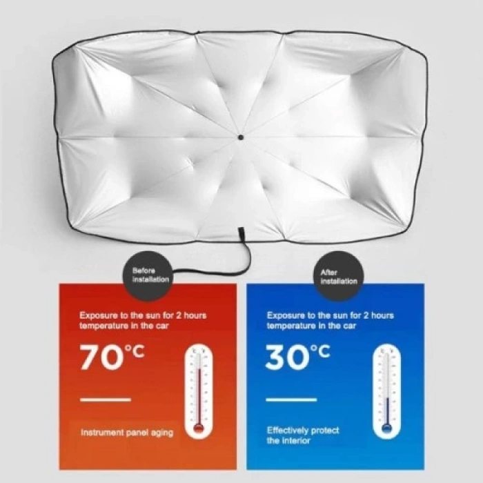 Dodes Araba Ön Cam Güneşlik Şemsiye