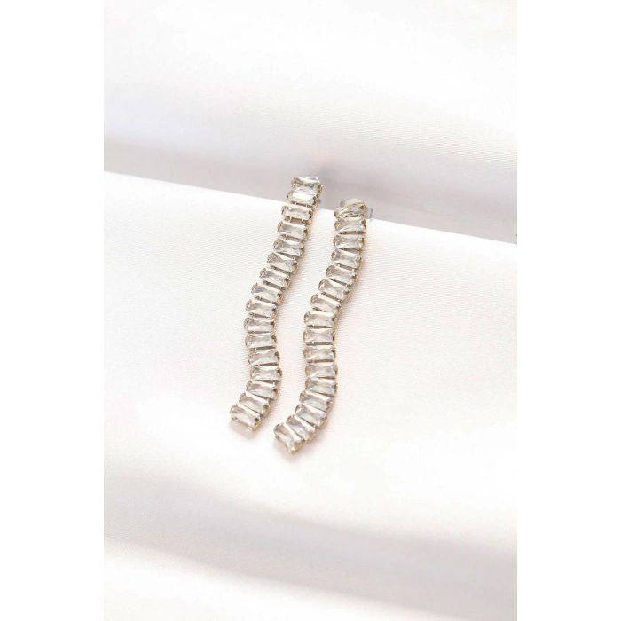 Dodes Dodes 316L Çelik Gold Renk Su Yolu Küpe TG27BKP8900