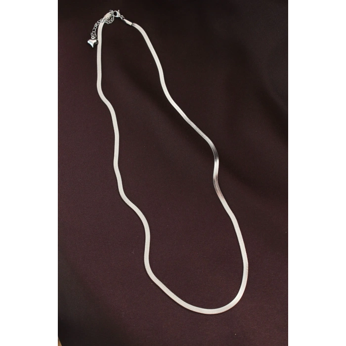 Dodes Dodes 316L Çelik Gümüş Renk 60 cm İtalyan Zincir Kolye TG27BKO6229