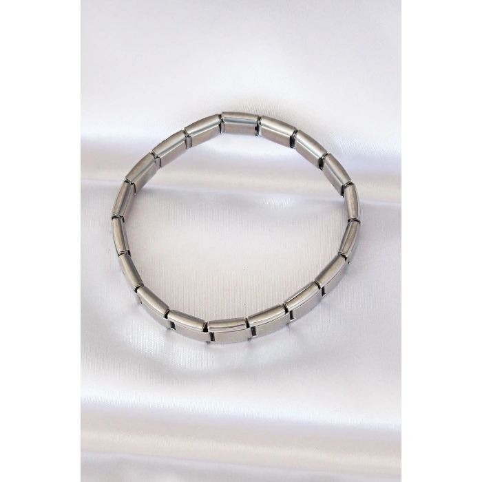 Dodes Dodes 316L Çelik Gümüş Renk Yazısız Nomination Model Kadın Bileklik TG27BB6085