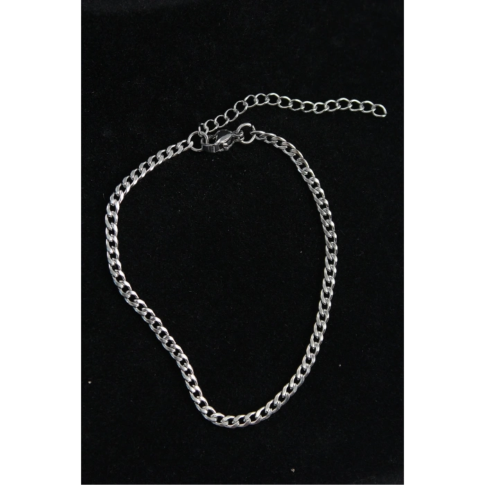 Dodes Dodes 316L Çelik İnce Klasik Model Gümüş Renk Erkek Bileklik TG27EB3748