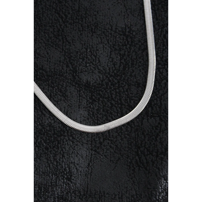 Dodes Dodes 316L Çelik Klasik İtalyan Zincir Model Gümüş Renk Erkek Kolye TG27ERK1392