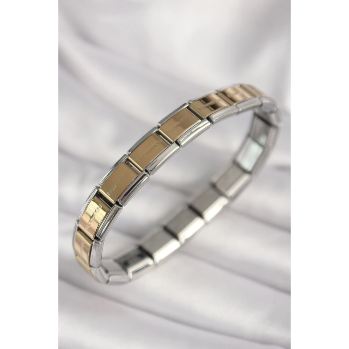 Dodes Dodes 316L Çelik Mix Renk Yazılı Nomination Model Kadın Bileklik TG27BB6875