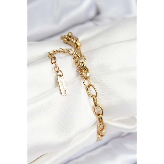 Dodes Dodes 316L Çelik Tifany Ağaç Model Gold Renk Kadın Bileklik TG27BB7776