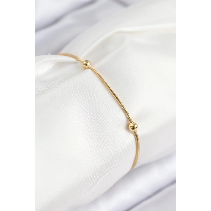 Dodes Dodes 316L Çelik Topcuk Model Gold Renk Kadın Bileklik TG27BB7845