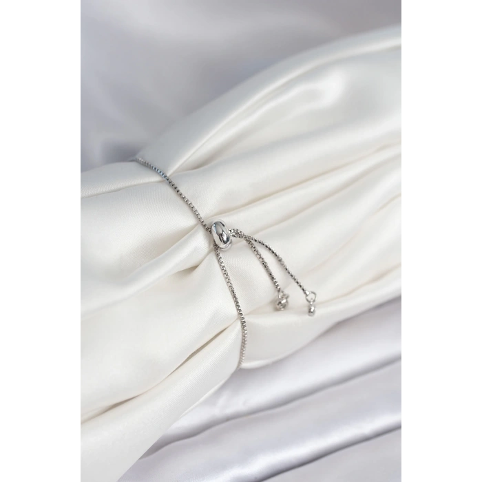 Dodes Dodes Çiçek Model Asansörlü Gümüş Renk Kadın Bileklik TG27BB8012