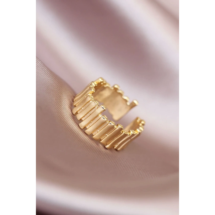 Dodes Dodes Gold Renk Metal Ayarlamalı Kadın Yüzük TG27BYK1558