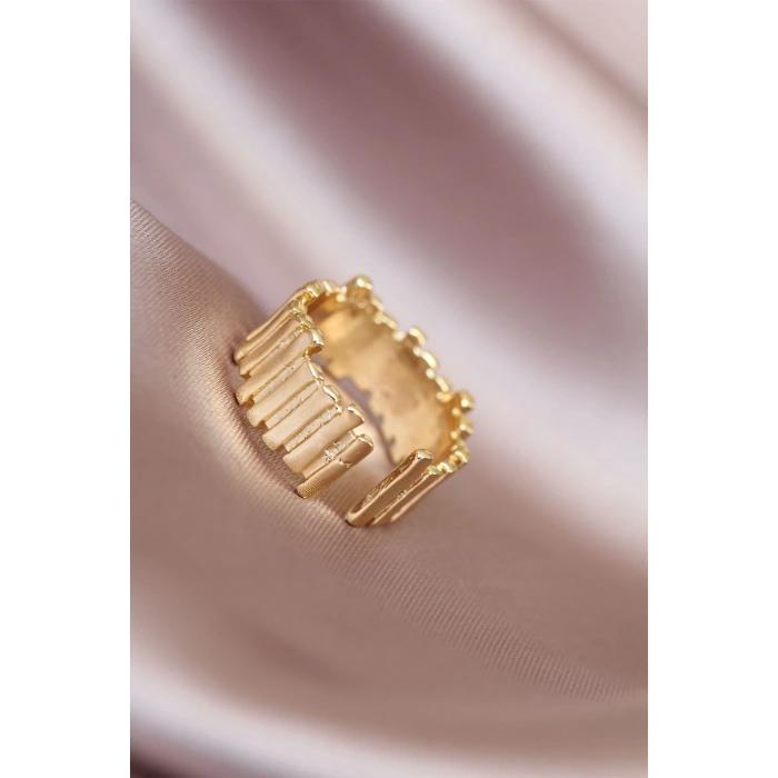 Dodes Dodes Gold Renk Metal Ayarlamalı Kadın Yüzük TG27BYK1558