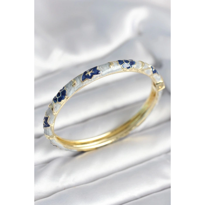 Dodes Dodes Mavi Renk Detaylı Mineli Kelepçe TG27BB8010