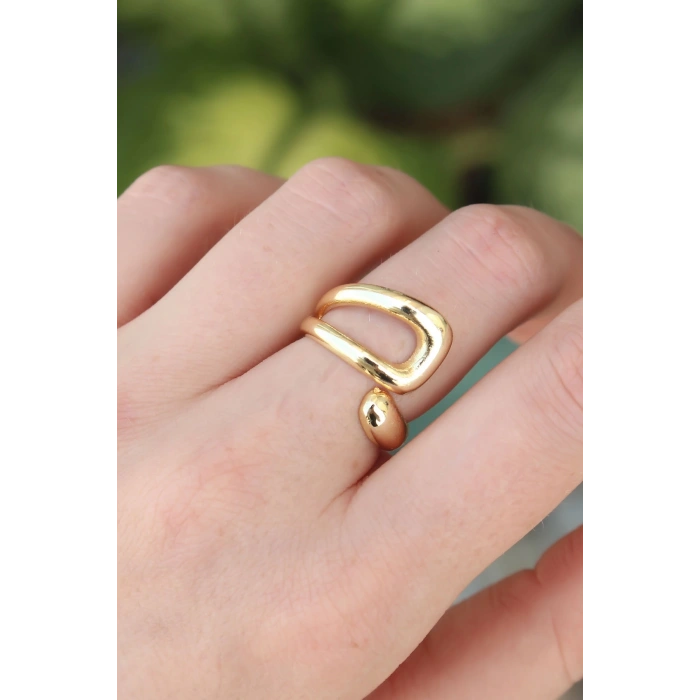 Dodes Dodes Pirinç Gold Renk Ayarlanabilir Yüzük TG27BYK3176