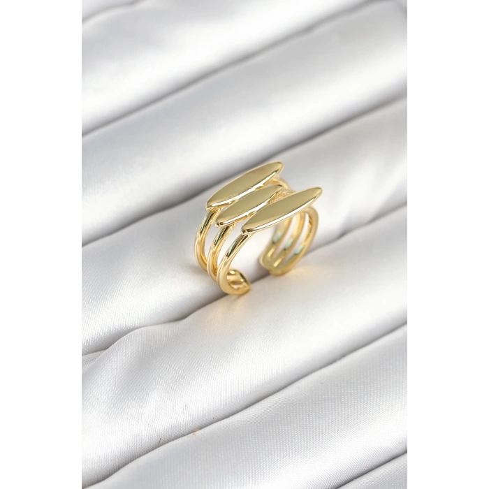 Dodes Dodes Pirinç Gold Renk Vİntage Model Kadın Yüzük TG27BYK3907