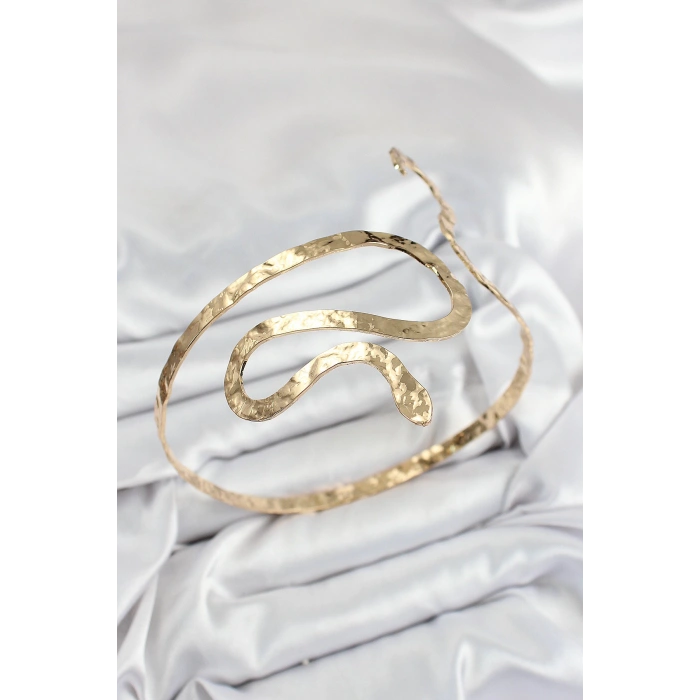 Dodes Dodes Pirinç Yılan Model Gold Renk Kadın Pazu Bileklik TG27BB7524