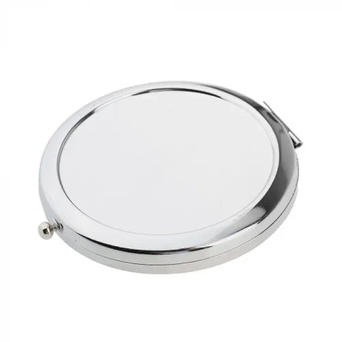 Dodes Promosyon Yuvarlak Cep Aynası Gümüş Renk