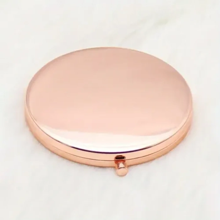 Dodes Promosyon Yuvarlak Cep Aynası Rose Renk