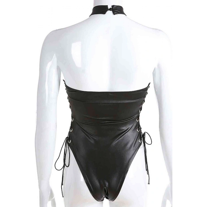 Dodes Tegan Fantezi Yanları Kuş Gözlü Yandan Bağlamalı Seksi Babydol TG275426