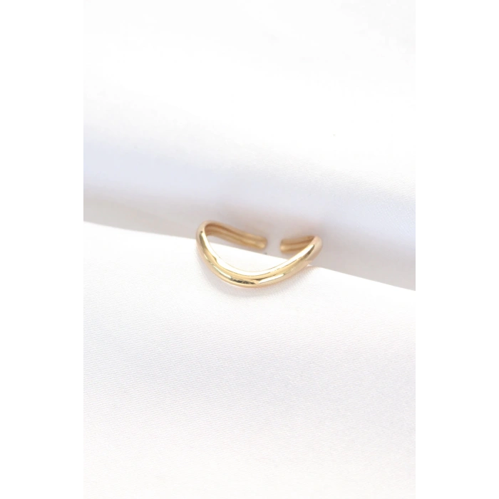 Dodes Dodes Yassı Gold Renk Ayarlanabilir Yüzük TG27BYK3101